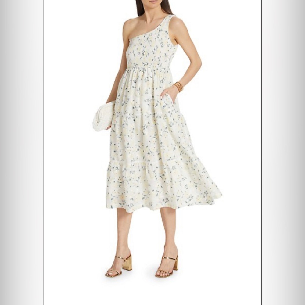EN SAISON Lou Lou One-Shoulder Midi-Dress